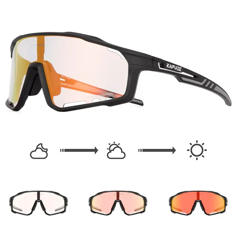 Photochromic Women Men Cycling Glasses MTB Mountain Road Bike Riding Sunglasses Outdoor Sports Goggles Bicycle Eyewear