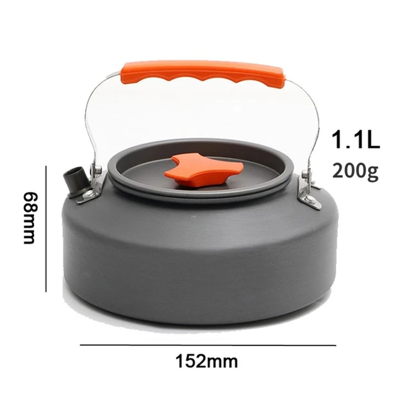 Aluminum Alloy Portable Outdoor Camping Water Kettle Picnic Cooking