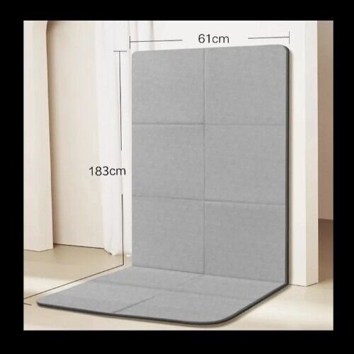 Eco Yoga Mat 6mm Foldable Gym Exercise Fitness Pilates Workout Mat Non Slip