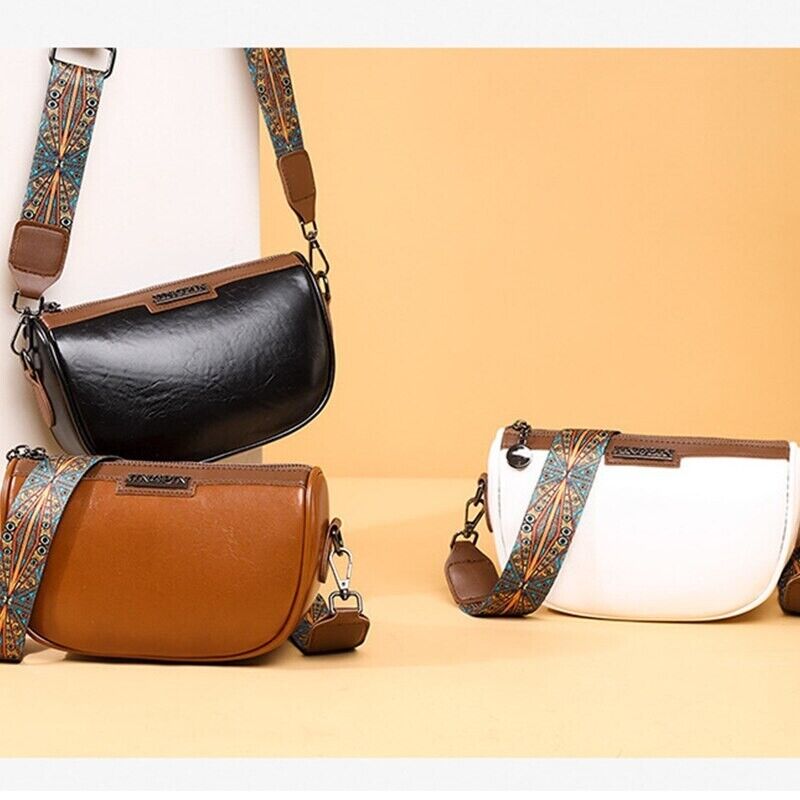 Womens Handbag Work Bag Ladies Cross Body Messenger Leather Fashion Shoulder Bag