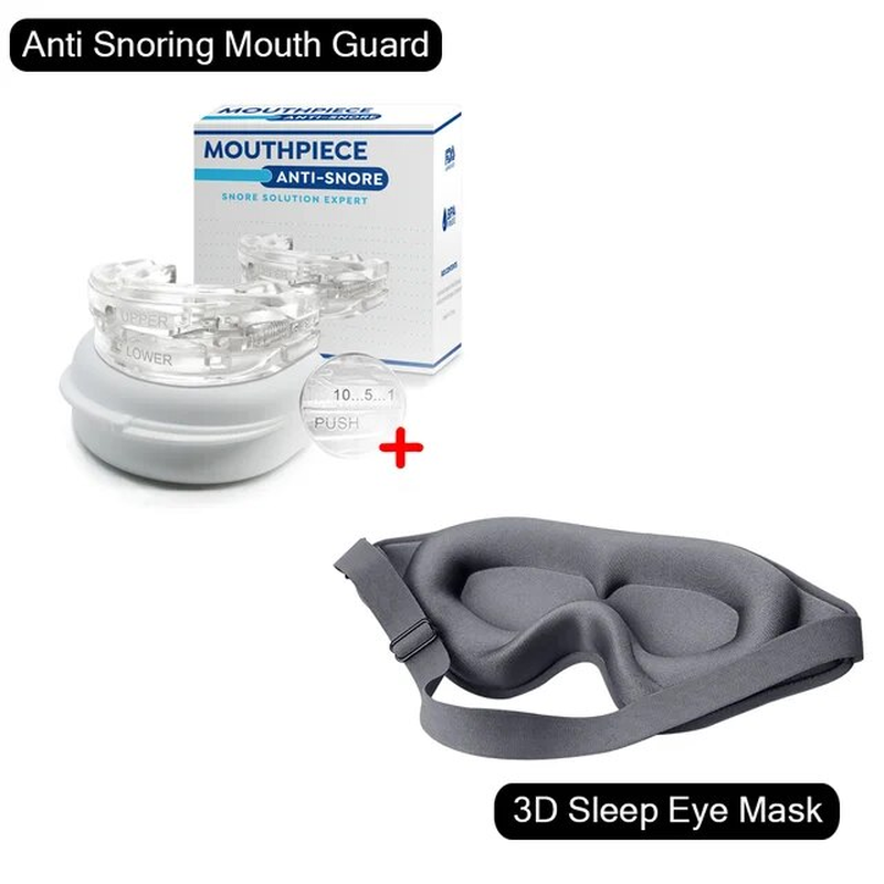 Anti-Snoring and Bruxism Mouth Guard for Improved Sleep and Snoring Relief