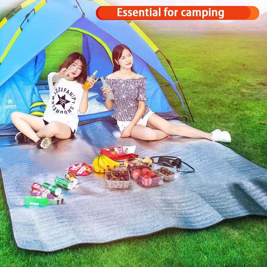 Aluminum Foil Moisture-Proof Pad Outdoor Camping Waterproof Tent Footprint Porta