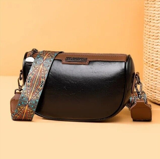 Womens Handbag Work Bag Ladies Cross Body Messenger Leather Fashion Shoulder Bag