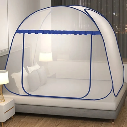 Simple Yurt Mosquito Net Portable Camping Tent Single Double Bed Canopy Adults