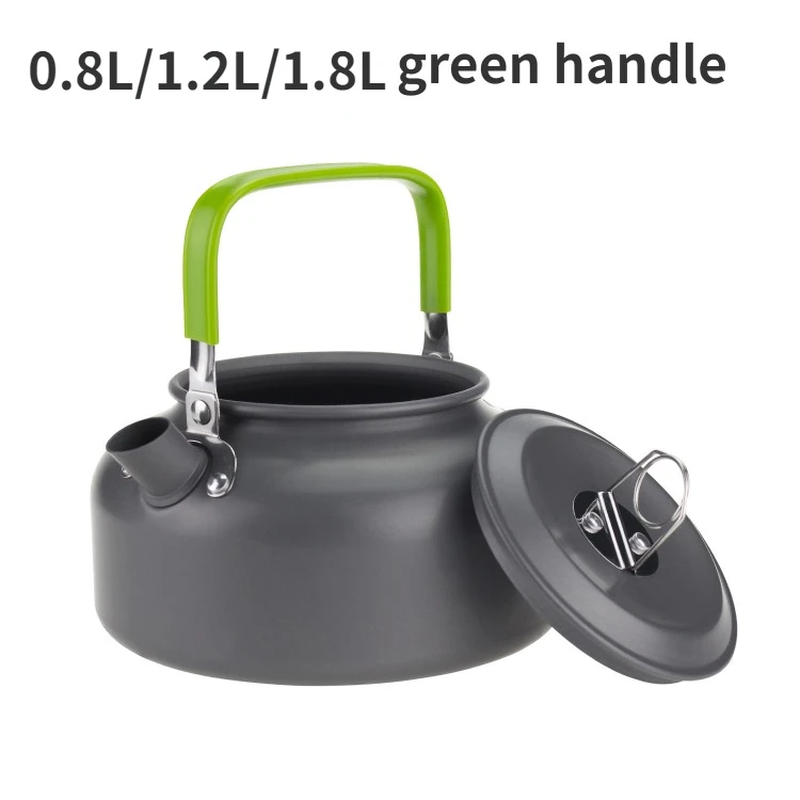 Aluminum Alloy Portable Outdoor Camping Water Kettle Picnic Cooking