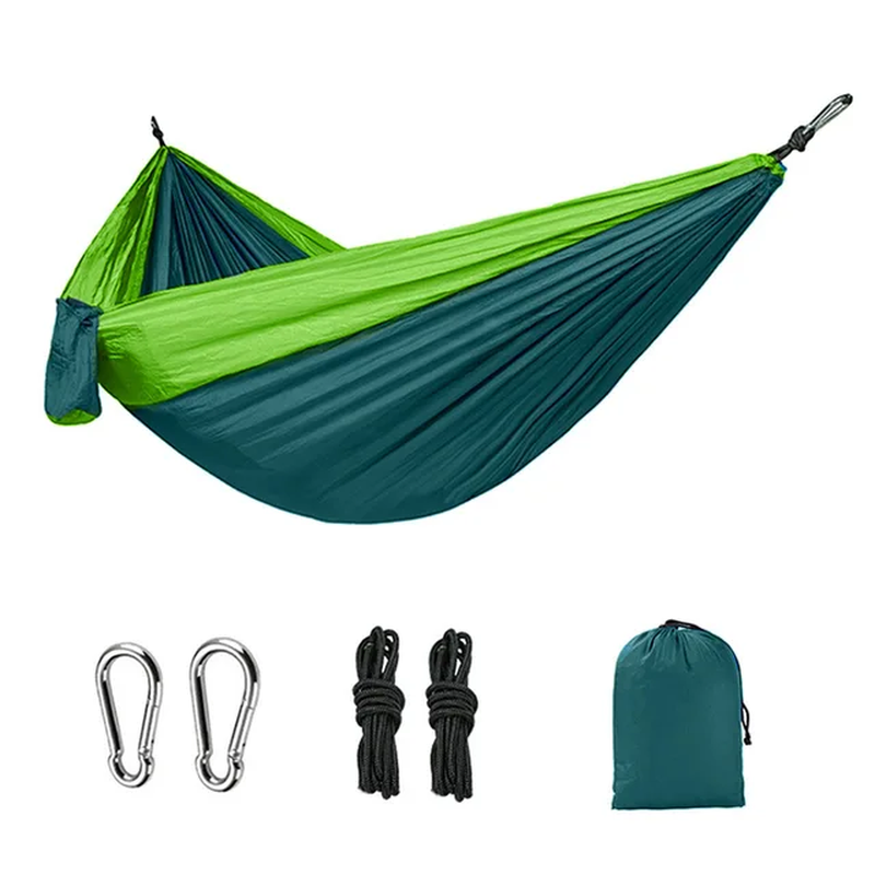 270X140Cm Portable Hammocks Nylon Color Parachute Fabric Single and Double Size