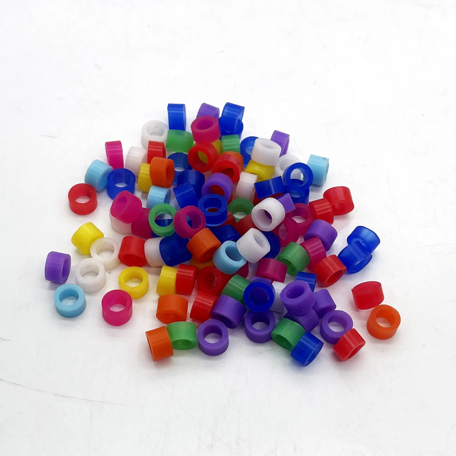 100Pcs Bird Ring Leg Bands for Parrot Finch Canary Gouldian Diameter Various