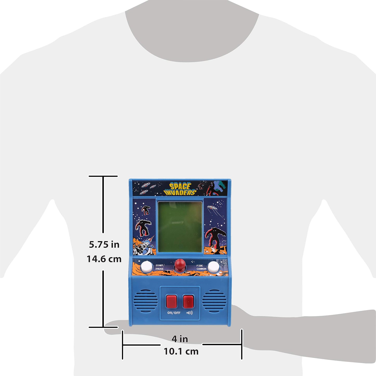 Arcade Classics Handheld Space Invaders Retro Mini Arcade Game