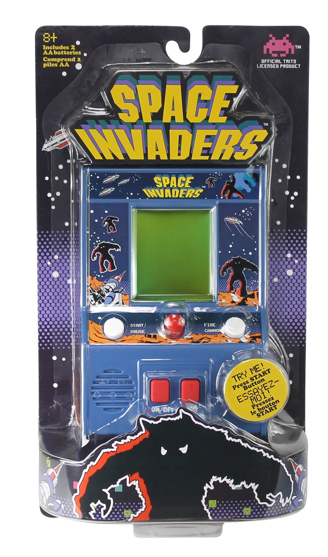 Arcade Classics Handheld Space Invaders Retro Mini Arcade Game