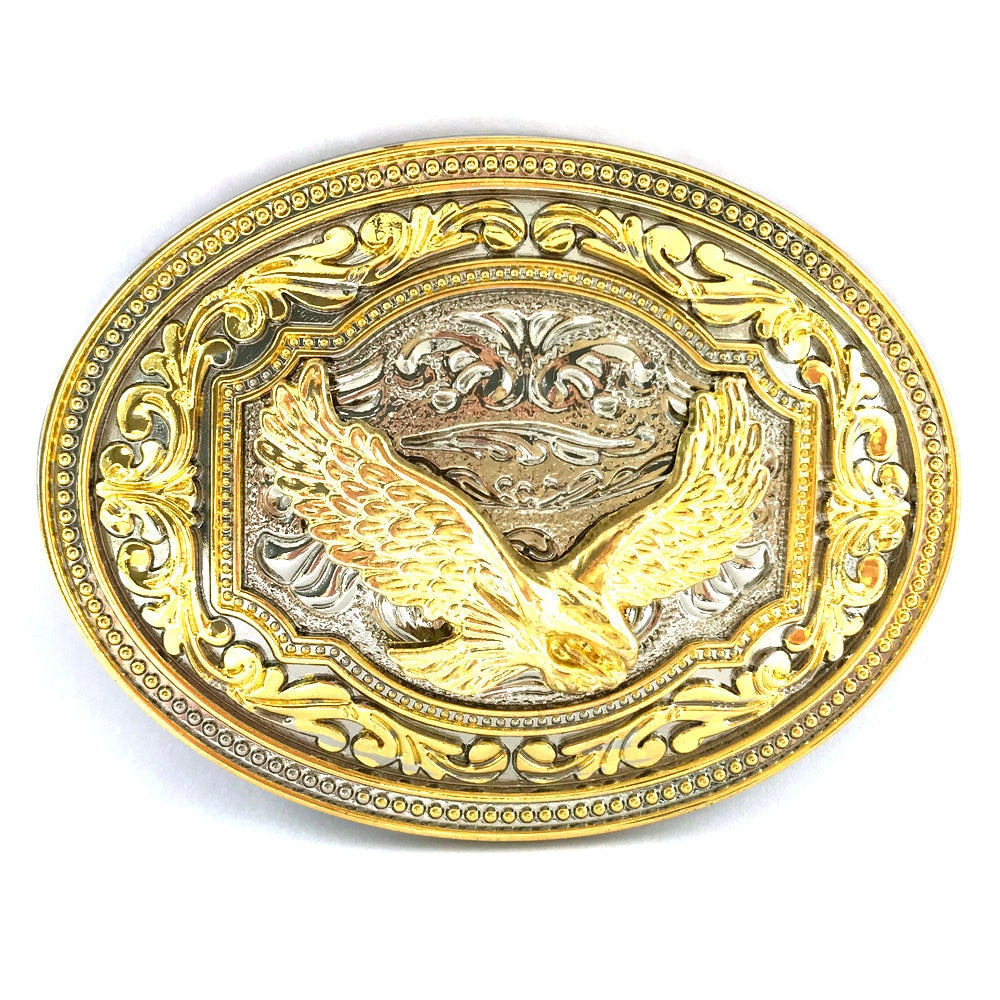 gold color alloy vintage punk Belt Buckle Western cowboy men&#39;s personality horse eagle cow pattern Buckles for jeans pants belts - Bonnie Lassio