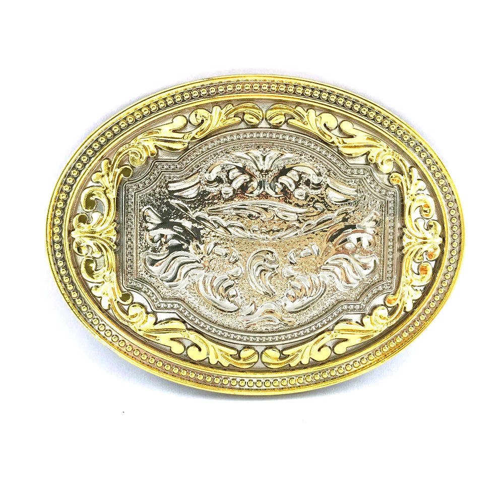 gold color alloy vintage punk Belt Buckle Western cowboy men&#39;s personality horse eagle cow pattern Buckles for jeans pants belts - Bonnie Lassio