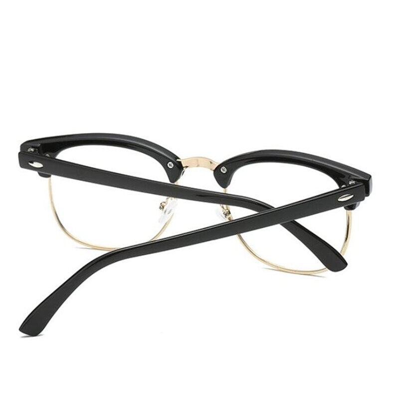 Metal Half Frame Reading Glasses Presbyopic Eyewear Male Female Far sight Glasses with strength +0.5 +0.75 +1.0 +1.25 To +4.0 - Bonnie Lassio