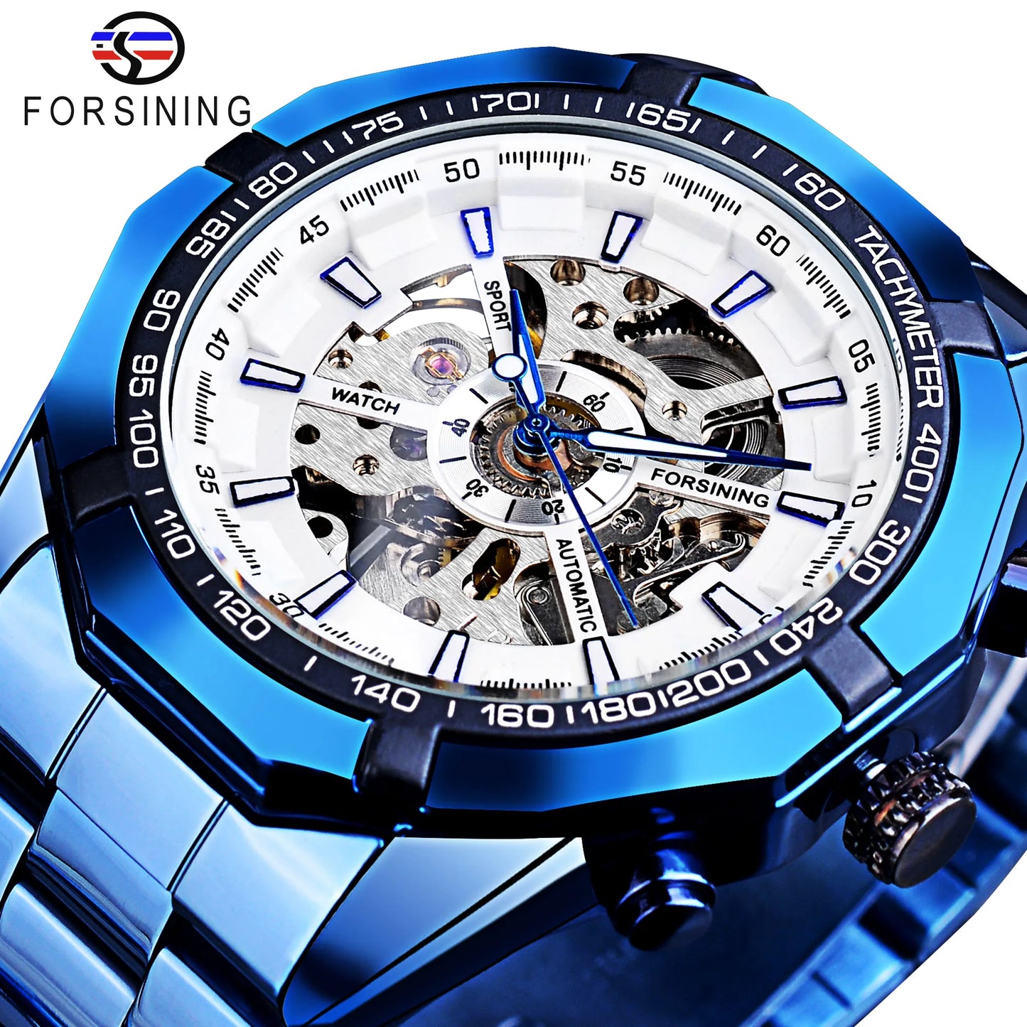 Stainless Steel Waterproof Mens Skeleton Watches - Bonnie Lassio