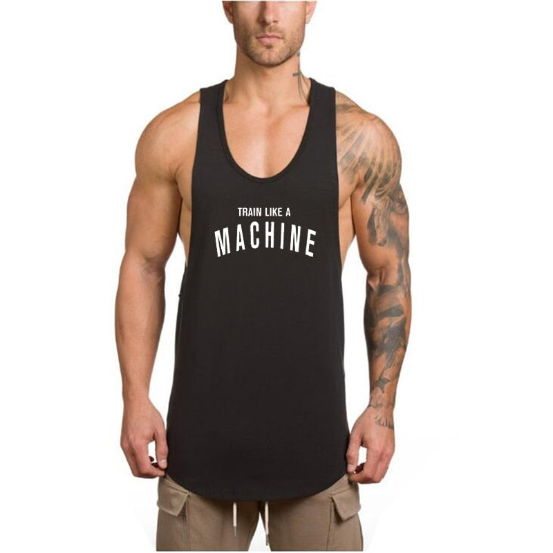 Brand gyms clothing Men Bodybuilding and Fitness Stringer Tank Top Vest sportswear Undershirt muscle workout Singlets - Bonnie Lassio