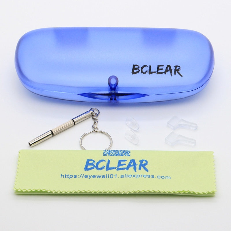 BCLEAR Eyewear Titanium Glasses Frame Men Eyeglasses Computer Optical Prescription Reading Clear Eye Lens male Spectacle lunette - Bonnie Lassio