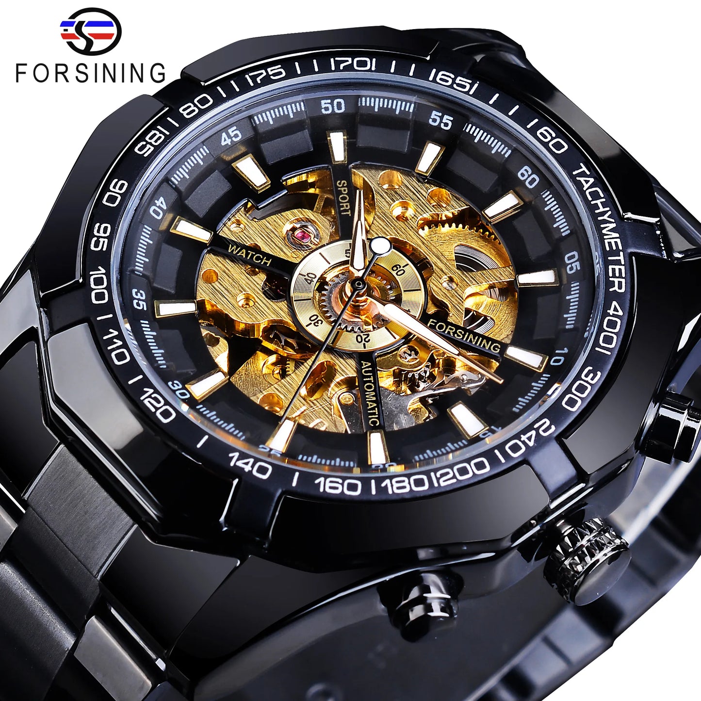 Stainless Steel Waterproof Mens Skeleton Watches - Bonnie Lassio