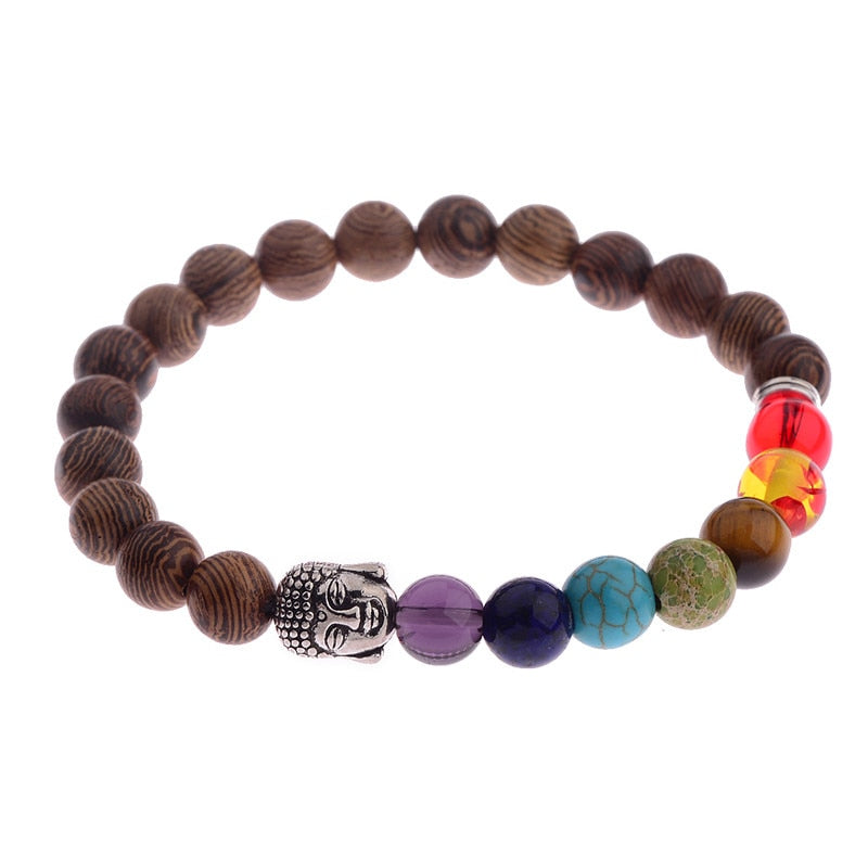 Natural Wood Beads Bracelets Meditation And Prayer - Bonnie Lassio