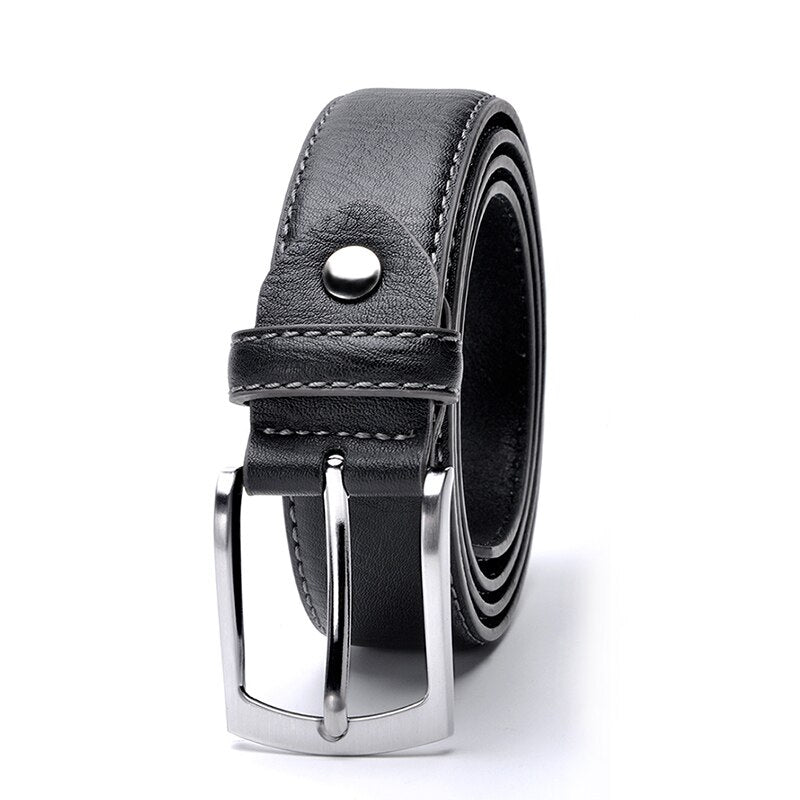 Mens Fashion Waist Belts Faux Crocodile Pattern With Split Leather Luxury Male Designer Belt Accessories Factory Price - Bonnie Lassio