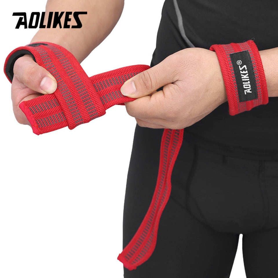 Weightlifting Wrist Straps Strength Training Adjustable Non-slip Gym Fitness Lifting Strap Wrist Support - Bonnie Lassio