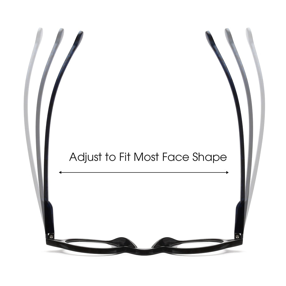 JM Vintage Personality Round Reading Glasses Spring Hinge Women Men Magnifier Presbyopic Diopter - Bonnie Lassio