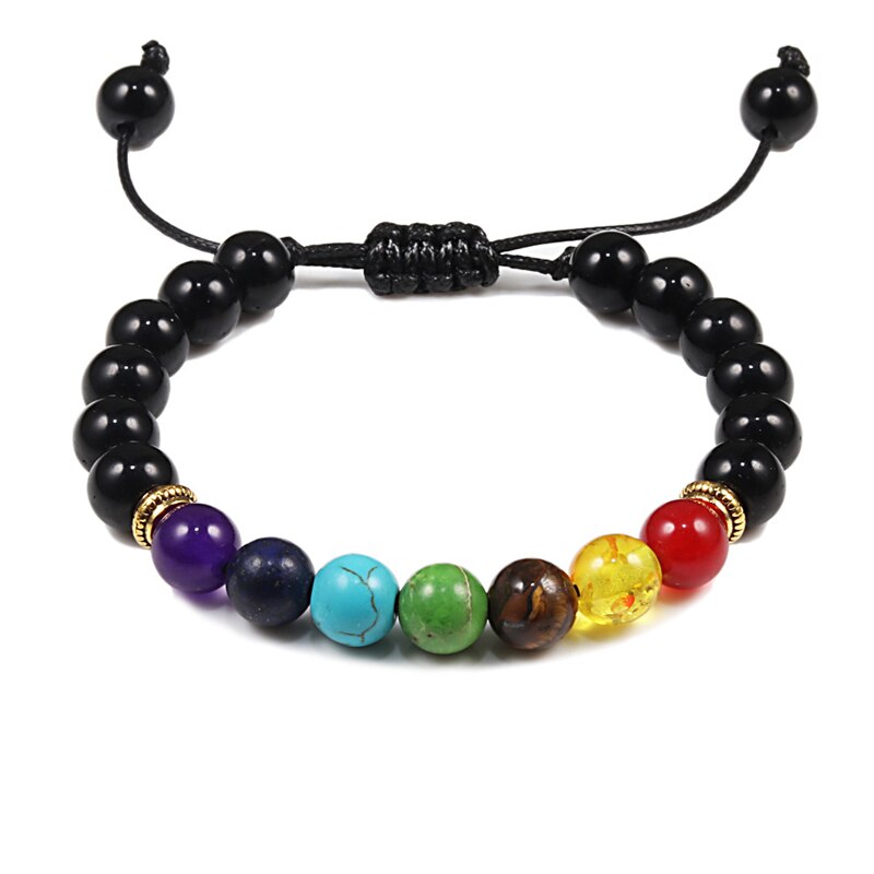 Natural Stone 6/8/10mm Beads Tiger Eye Bracelet Classic Men Women Buddha Black Lava Bracelets Minimalist Yoga Meditation Jewelry - Bonnie Lassio