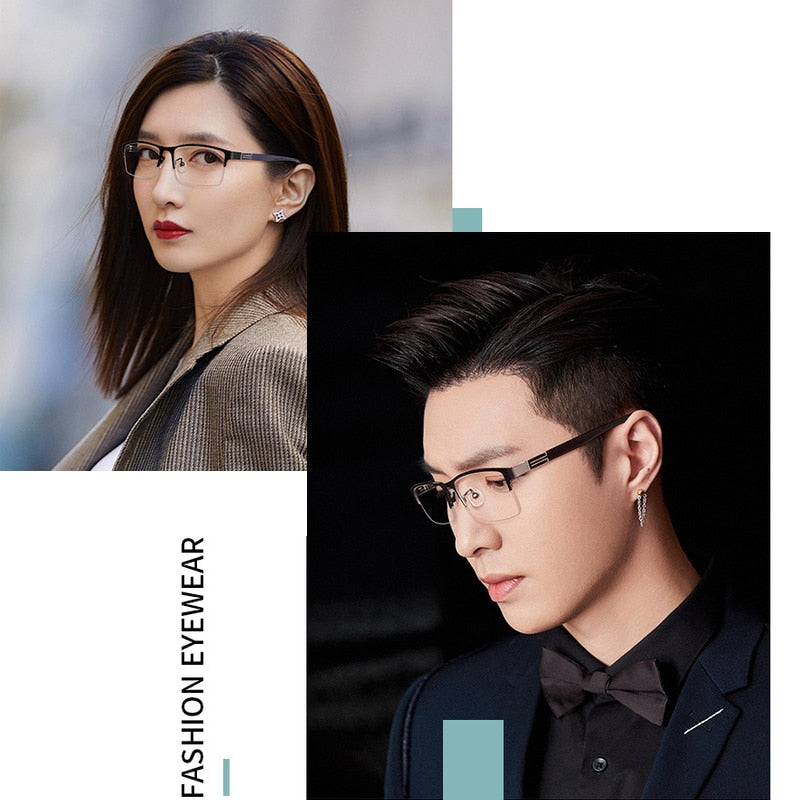 New Business Bifocal Reading Glasses for Men Women Progressive Vision Anti-blue Light Eyewear Diopter Eyeglasses +1.0 To +4.0 - Bonnie Lassio