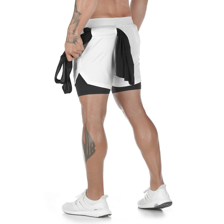 Lightweight Breathable Men's Running Shorts with Pockets for Gym and Fitness Training - Bonnie Lassio