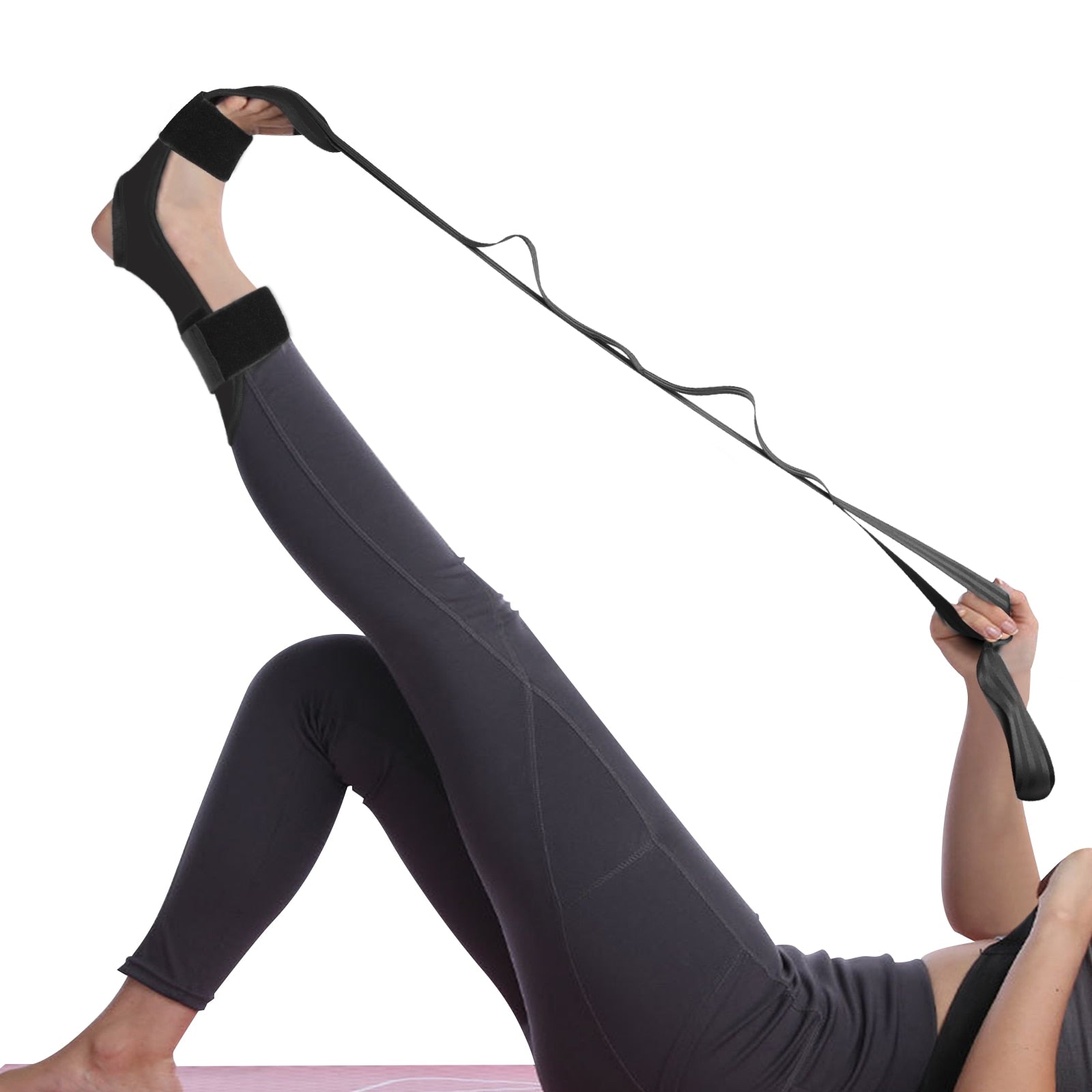 Fascia Stretcher Finally Flexible Again Yoga Strap Belt Trainning And Exercise Stroke Hemiplegia Rehabilitation Leg Stretcher - Bonnie Lassio