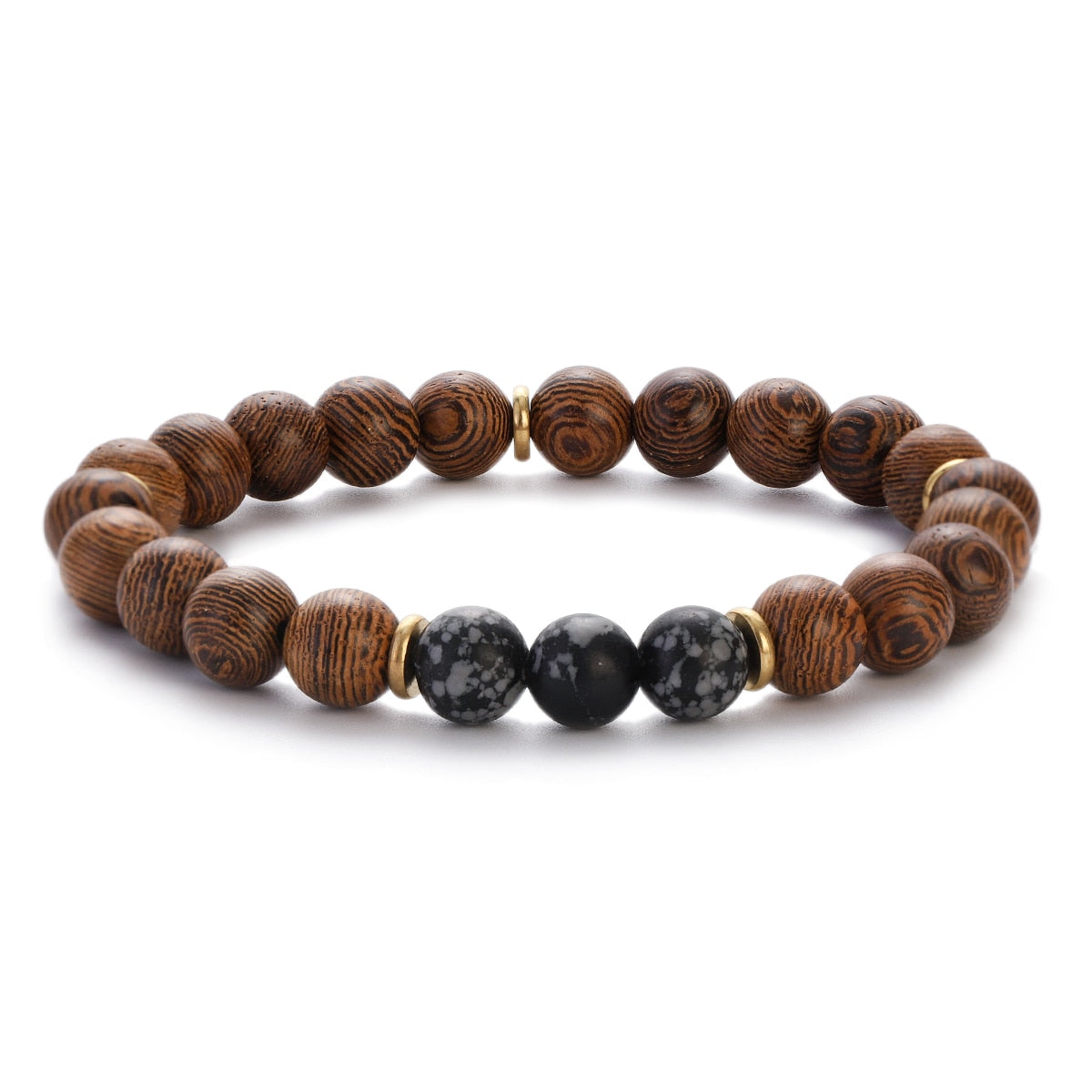 Natural Wood Beads Bracelets Meditation And Prayer - Bonnie Lassio