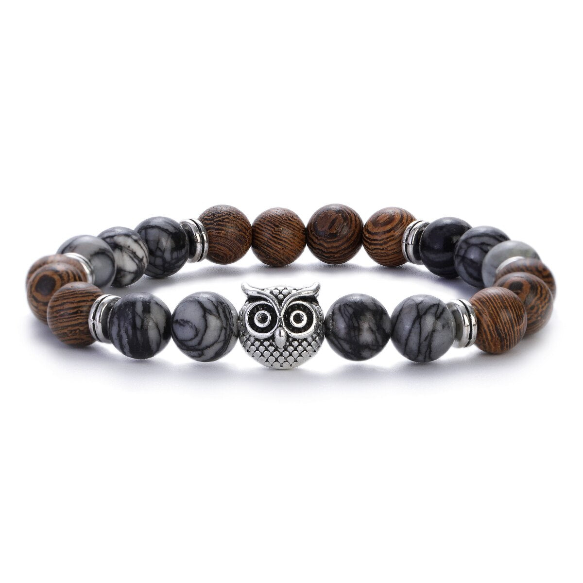 Natural Wood Beads Bracelets Meditation And Prayer - Bonnie Lassio