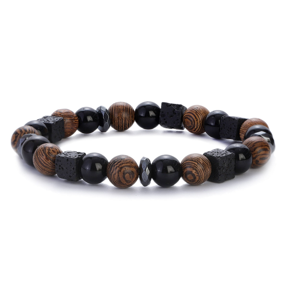 Natural Wood Beads Bracelets Meditation And Prayer - Bonnie Lassio