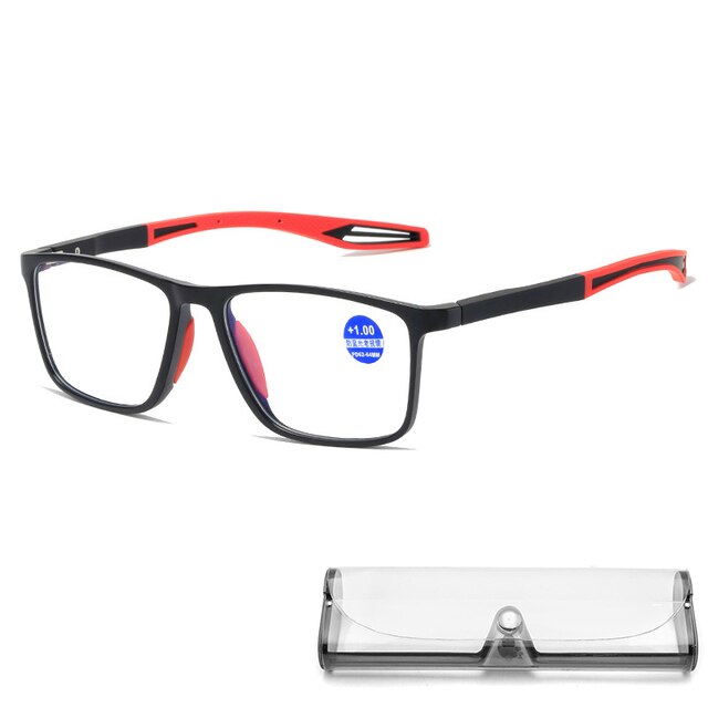 IENJOY Anti Blue Light Presbyopia TR90 Ultra Light Sports Wholesale Male Elderly Reading Glasses Anti-skid Presbyopia Glasses - Bonnie Lassio