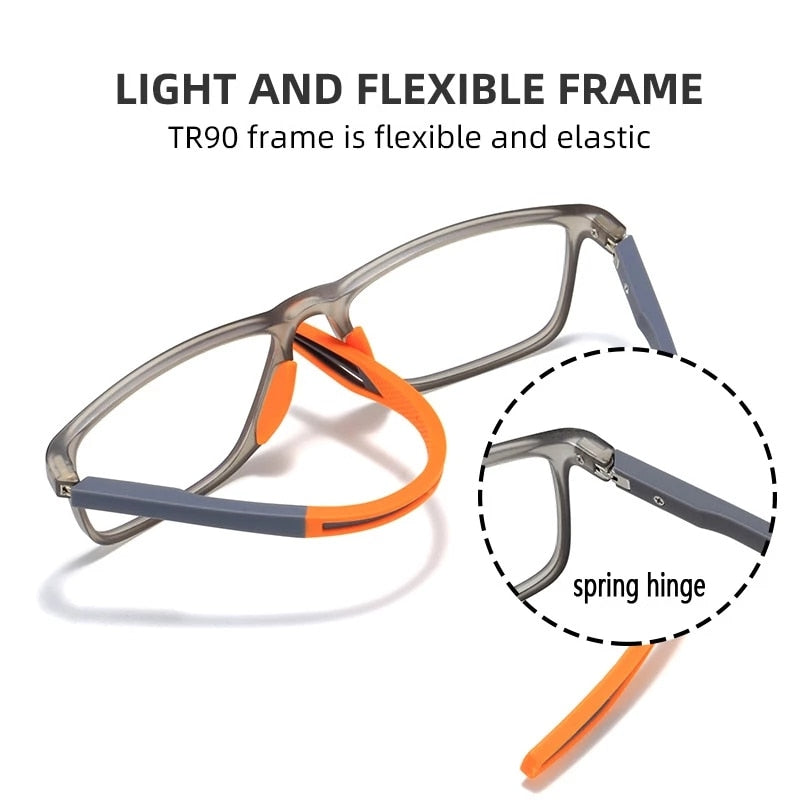 IENJOY Anti Blue Light Presbyopia TR90 Ultra Light Sports Wholesale Male Elderly Reading Glasses Anti-skid Presbyopia Glasses - Bonnie Lassio