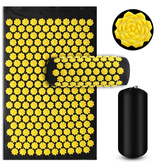 Acupressure Yoga Mat Kuznetsov's Applicator Cushion Sensi Massage Body Needles With Spikes Pillow Foot Massager Fitness Pilates - Bonnie Lassio