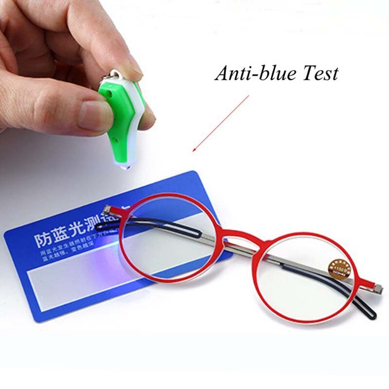 Anti Blue-ray Universal Ultra-thin Reading Glasses for Men and Women To Send Portable Mobile Phone Glasses Case +1.50 +2.00 - Bonnie Lassio