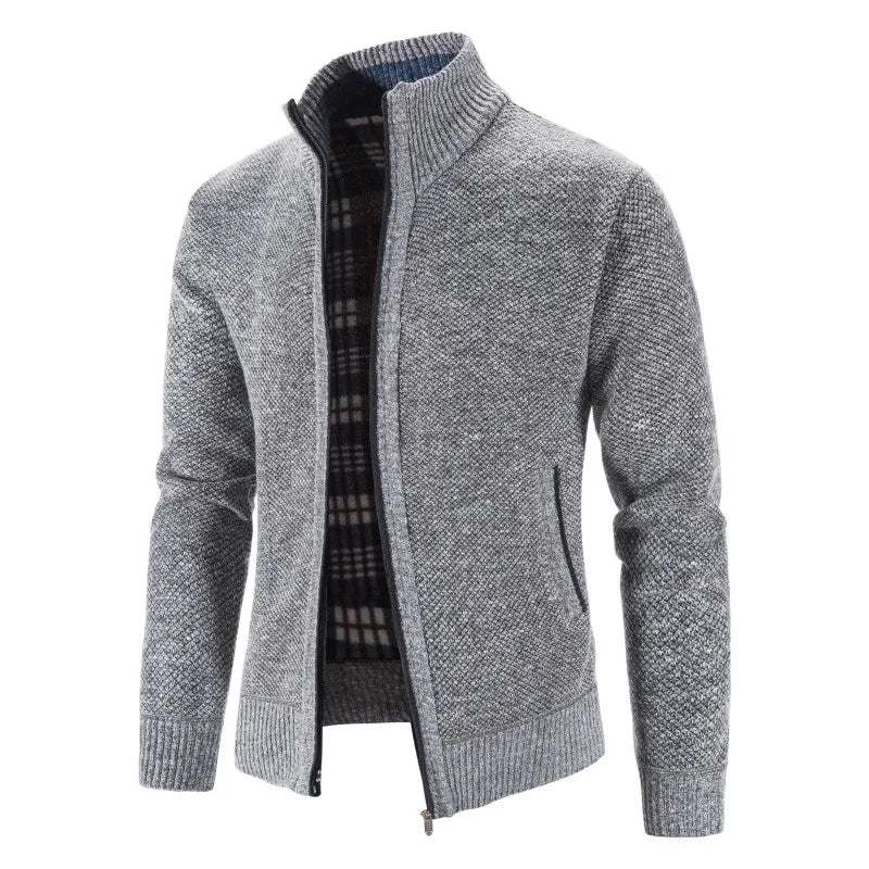 New Spring Autumn Knitted Sweater Men Fashion Slim Fit Cardigan Men Causal Sweaters Coats Solid Single Breasted Cardigan men - Bonnie Lassio