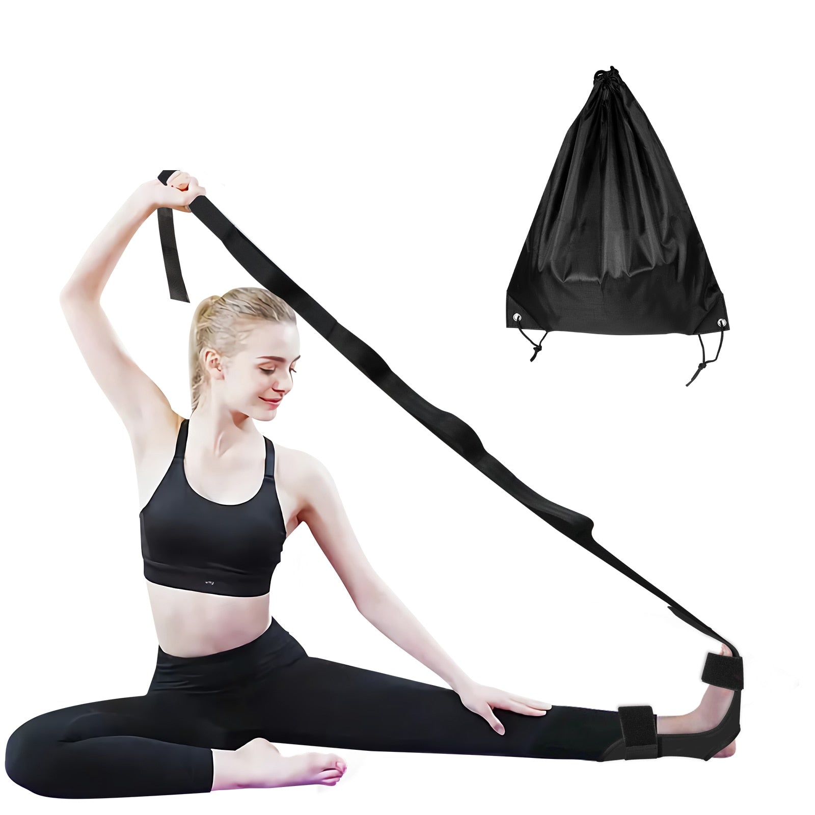 Fascia Stretcher Finally Flexible Again Yoga Strap Belt Trainning And Exercise Stroke Hemiplegia Rehabilitation Leg Stretcher - Bonnie Lassio