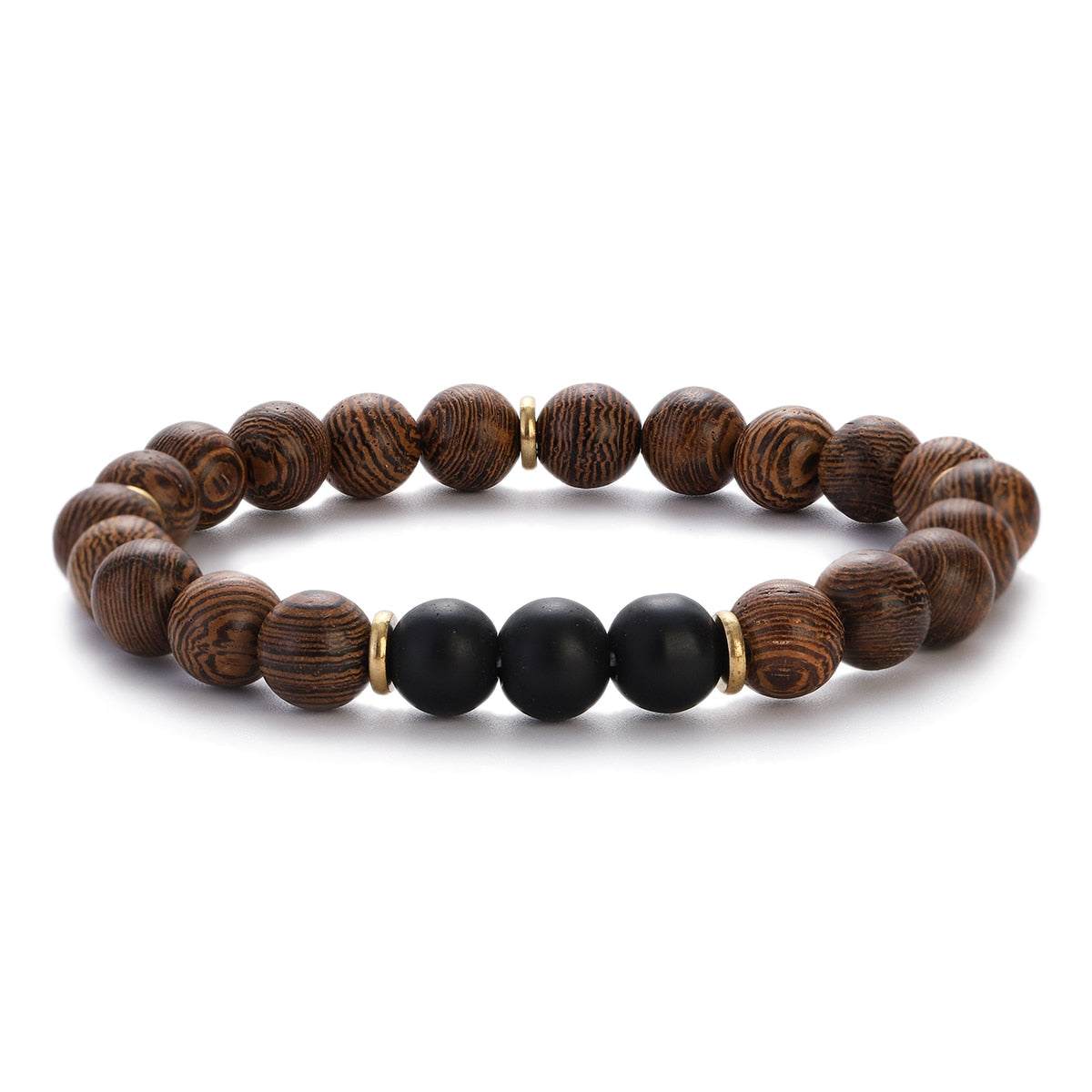 Natural Wood Beads Bracelets Meditation And Prayer - Bonnie Lassio