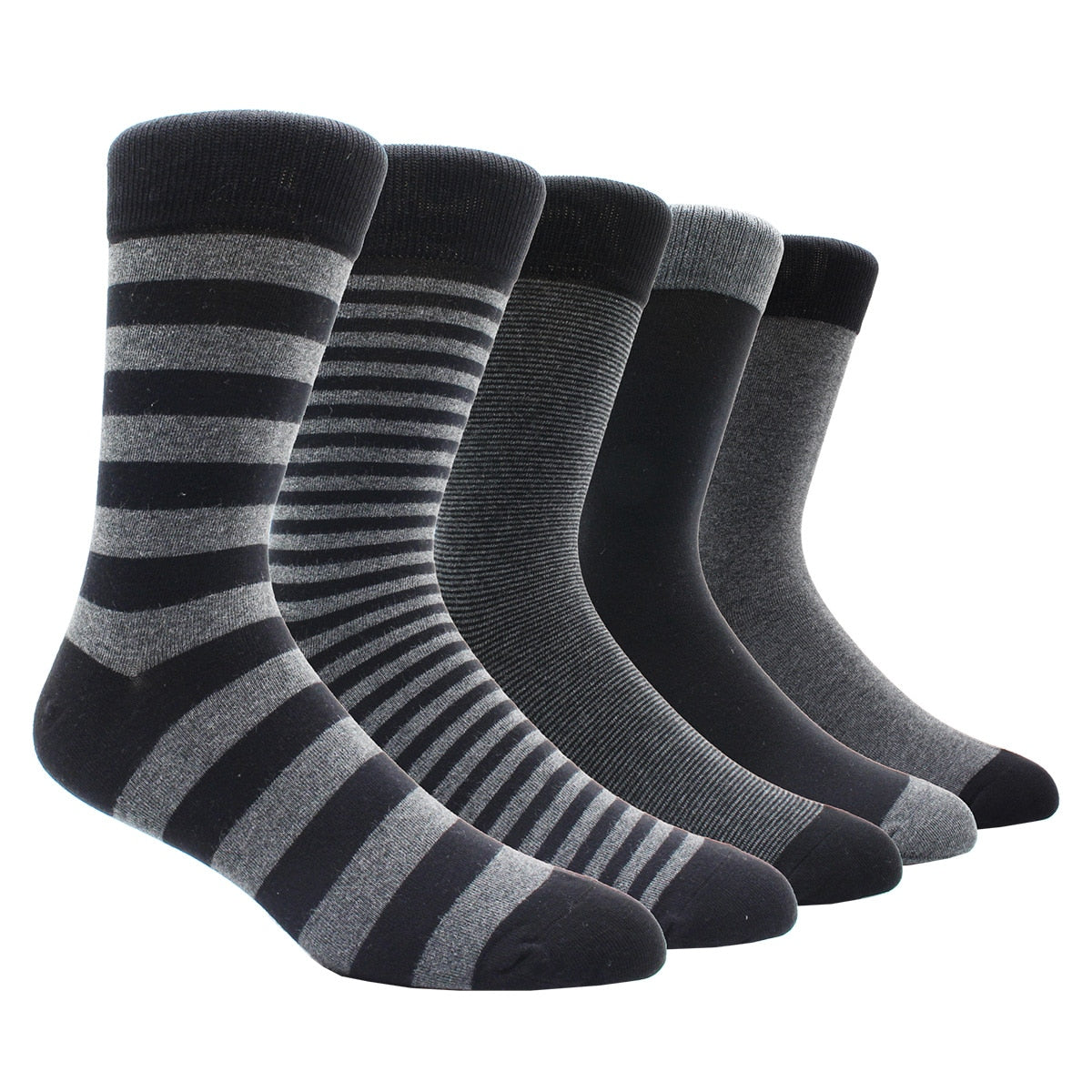 Mens Rainbow Socks Striped Mixed Colours 5 Pairs - Bonnie Lassio