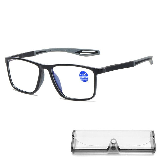 IENJOY Anti Blue Light Presbyopia TR90 Ultra Light Sports Wholesale Male Elderly Reading Glasses Anti-skid Presbyopia Glasses - Bonnie Lassio