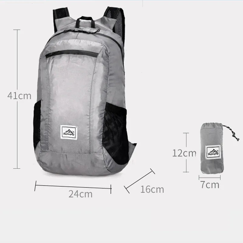 Lightweight Portable Travel Backpack Men Outdoor Hiking Folding Bag Pack Cycling Backpacks Waterproof Ultralight Foldable Bags - Bonnie Lassio
