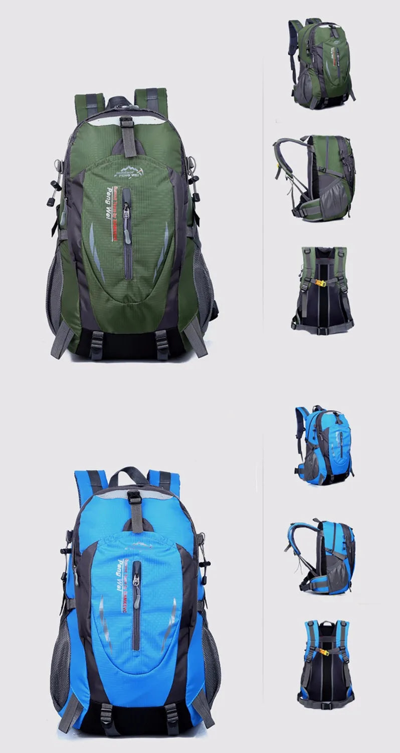 Quality Rucksack Camping Hiking Backpack Sports Bag Outdoor Travel Backpack Trekk Mountain Climb Equipment 45L Men Women - Bonnie Lassio