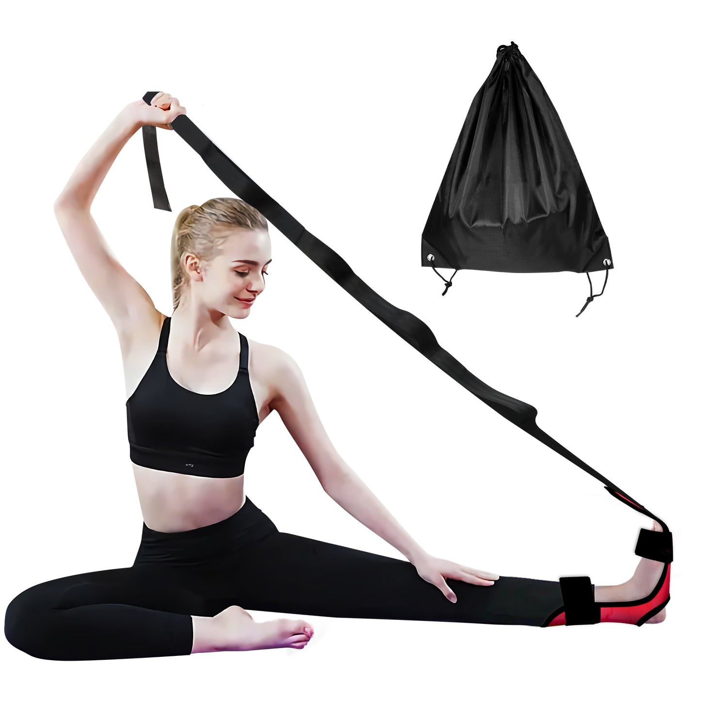 Fascia Stretcher Finally Flexible Again Yoga Strap Belt Trainning And Exercise Stroke Hemiplegia Rehabilitation Leg Stretcher - Bonnie Lassio