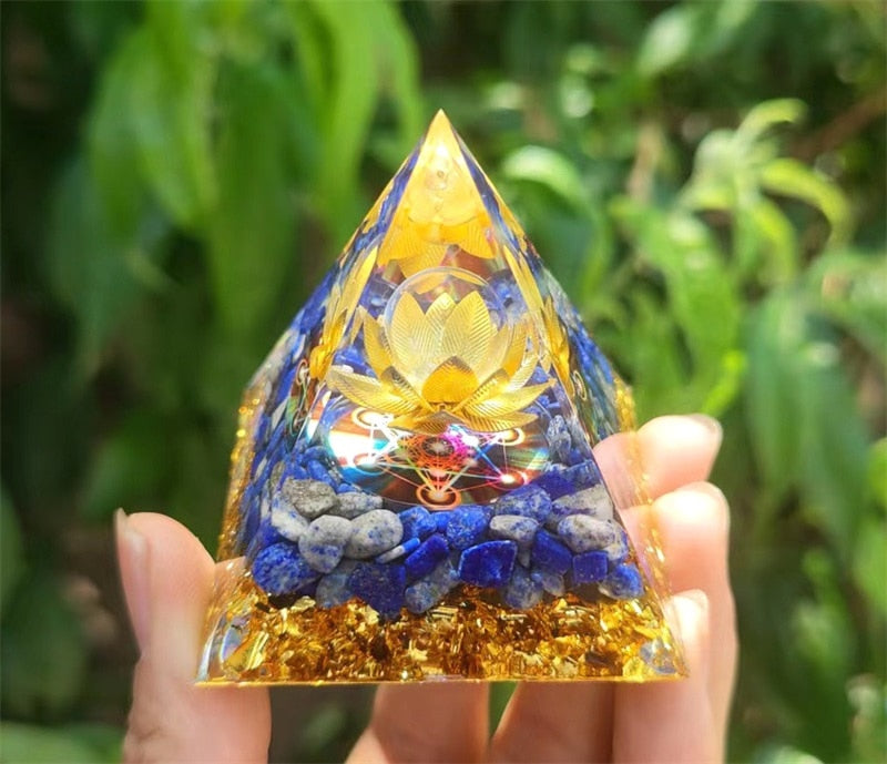Pyramid Crystals Natural Stone Home Office Decoration Energy Generator Healing Reiki Chakra Meditation Ornaments Crafts - Bonnie Lassio