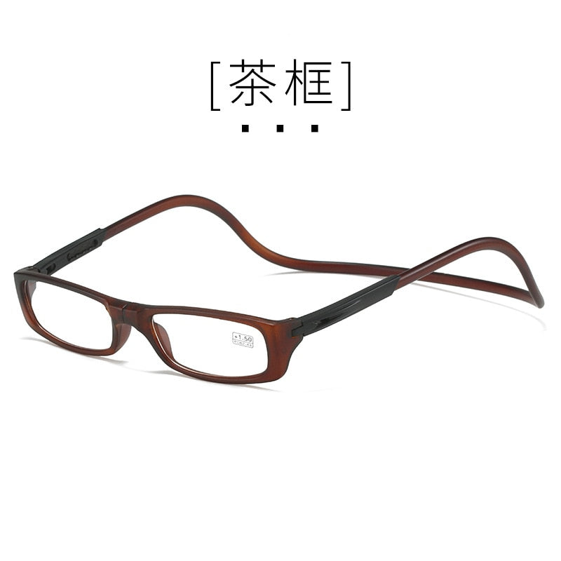 Presbyopic Glasses Presbyopia Protection Goggles Stone Man Mirror Transparent Acetate Rotatable Eye Wholesale Strong Magnetic - Bonnie Lassio