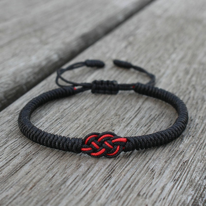 Handmade Braided Lucky Red Thread Bracelet Adjustable Ethnic Braslet Men Women Friendship Braclet Yoga Meditation Brazalet - Bonnie Lassio