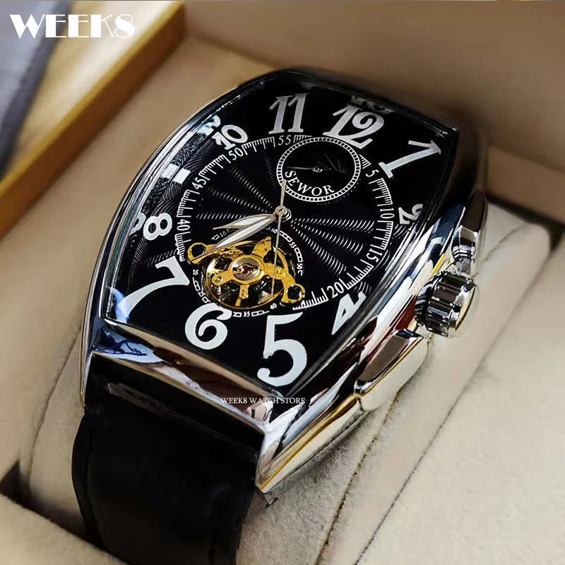 Luxury Automatic Mechanical Wrist  Watch for Men Tourbillon Skeleton - Bonnie Lassio