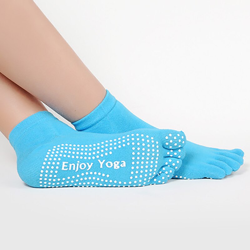 Colourful Womens Yoga Pilates Socks Non-Slips Finger Five toed 🚺 - Bonnie Lassio