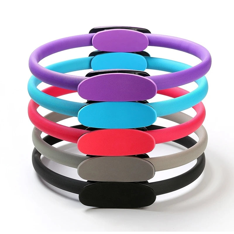Yoga Fitness Ring Circle Pilates Women Girl Exercise Home Resistance Elasticity Yoga Ring Circle Gym Workout Pilates Accessories - Bonnie Lassio