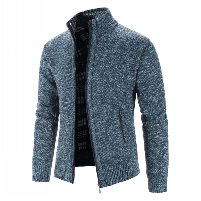 New Spring Autumn Knitted Sweater Men Fashion Slim Fit Cardigan Men Causal Sweaters Coats Solid Single Breasted Cardigan men - Bonnie Lassio